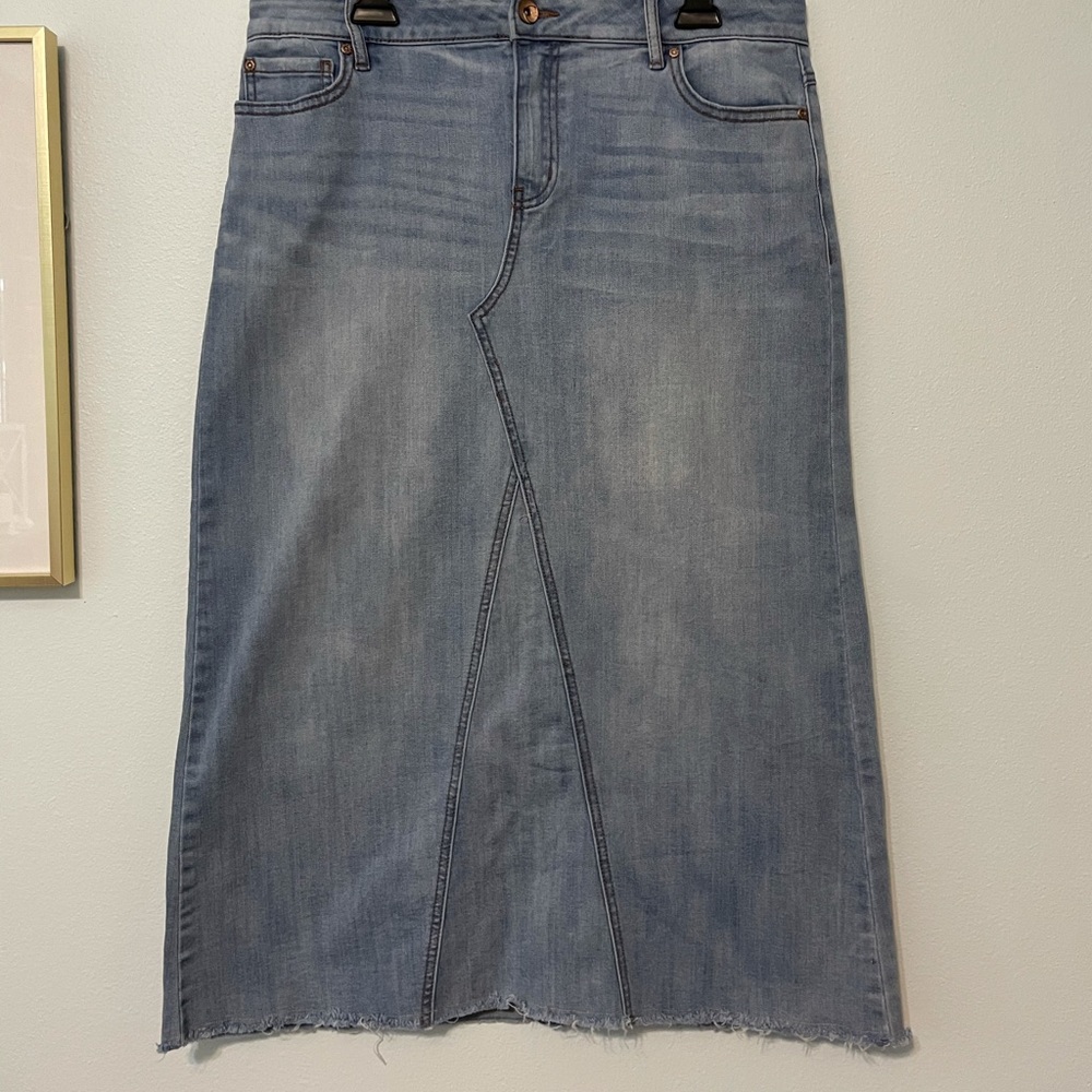 Cato Long Modest Denim Skirt